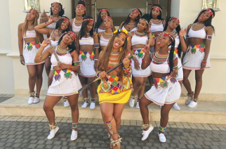 Photos: South African Fitness Model Goes Topless At Her Traditional Wedding