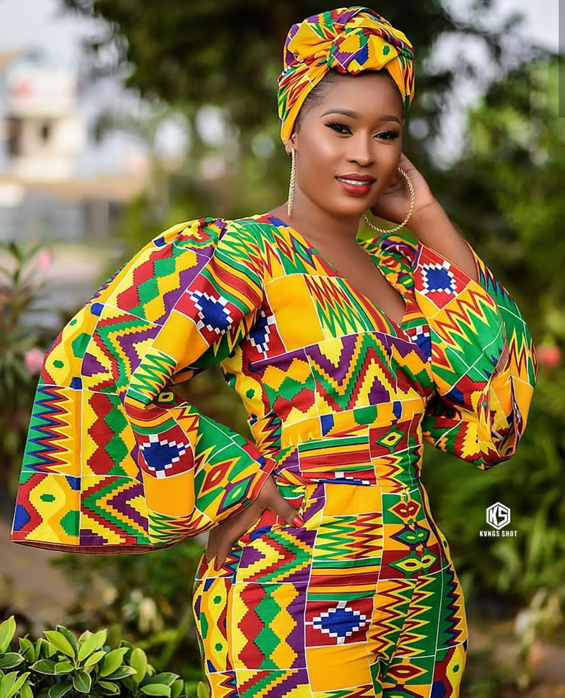 Fabulous Kente Print Editorial By New Ghanaian Fashion Brand Miraapi 