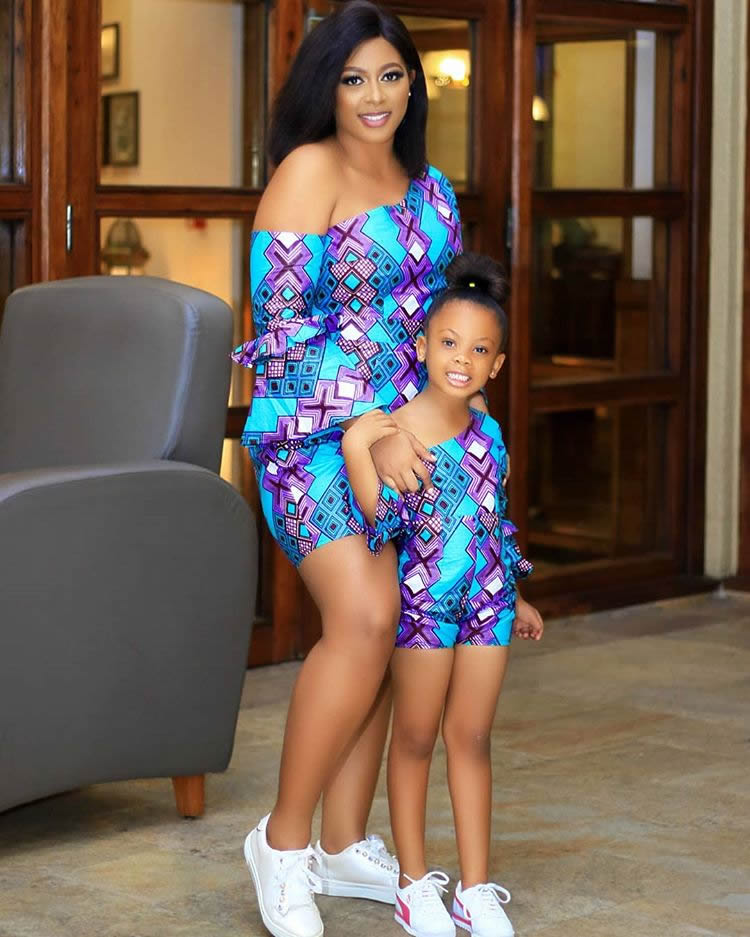 mother and daughter african outfits