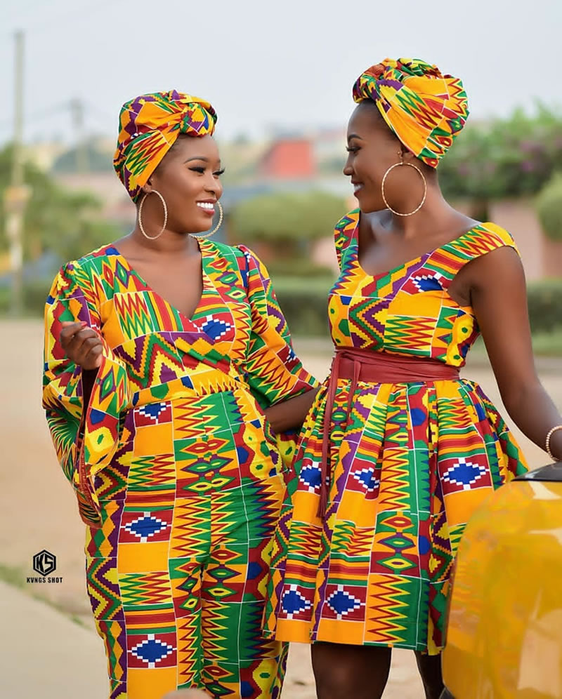 Fabulous Kente Print Editorial By New Ghanaian Fashion Brand Miraapi ...