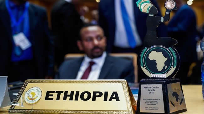 Ethiopia Prime Minister Bags 2018 African Gender Awards Plaque