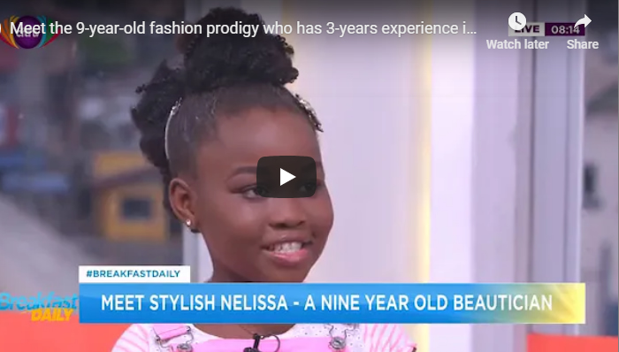Video: Meet The 9-Year-Old Fashion Prodigy Who Has 3-Years Experience In Hair Styling