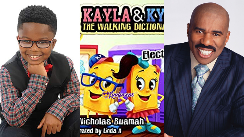 Steve Harvey Buys 555 Copies Of A Book Written By 8-Year-Old Ghanaian Author, Nicholas Buamah