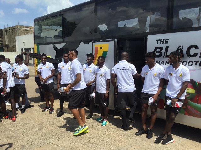 Black Stars Arrive In Cape Coast To Continue Preps For South Africa Clash