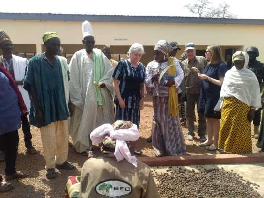 U.S. Ambassador Opens Shea Processing Facility At Sorogu