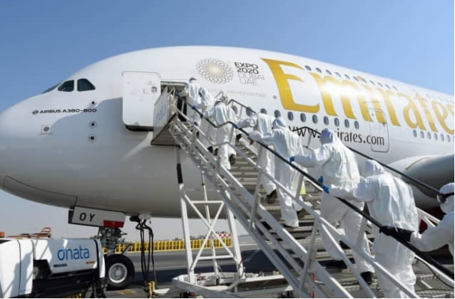 Coronavirus: Emirates Cleans And Disinfects Cabins
