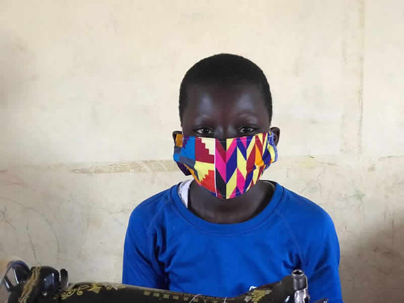 Coronavirus: 13-Year-Old Boy Creates Nose Mask For Rural Folks