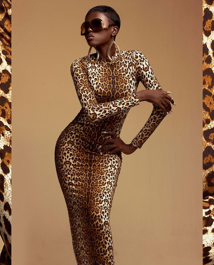 Ghanaian Beauty At It’s Best, Model Bolanle Tear Up This Leopard Print ...