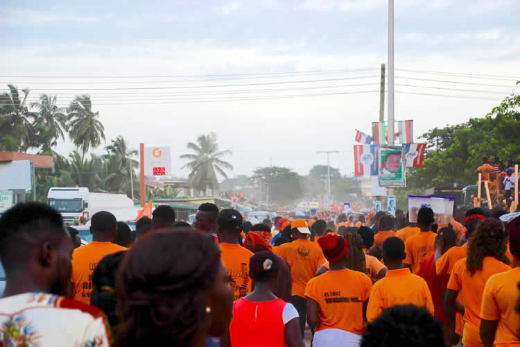 Massive Turnout At The 2022 Oguaa Orange Friday Street Carnival