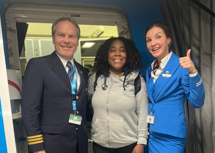 Ghanaian doctor saves passenger mid-air on KLM Accra-bound flight from Amsterdam