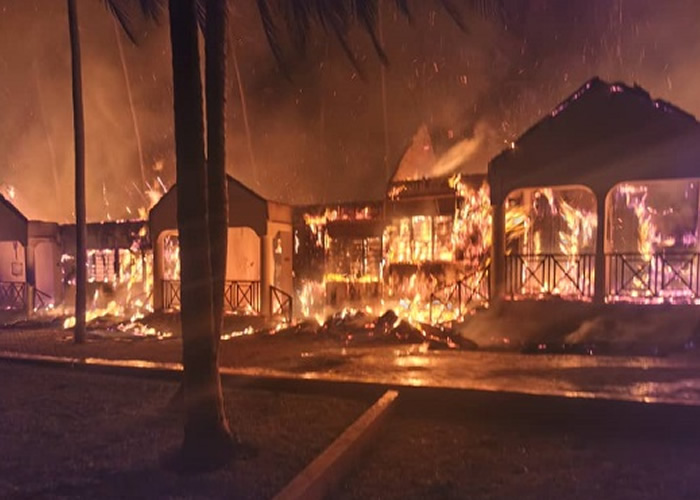 Fire guts 33 rooms at two beach resorts in Ellembelle District