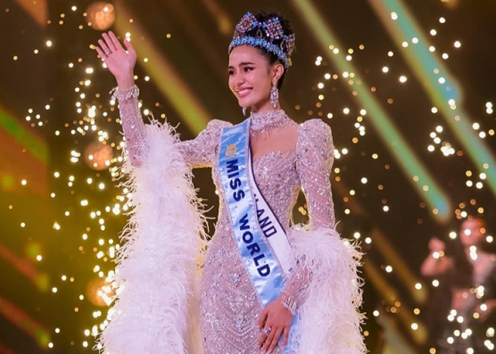 Thailand’s Suchata Chuangsri crowned Miss World 2025 in India